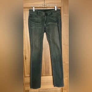 EUC GENETIC DENIM The Shane Lightweight Soft Mid Rise Skinny Jeans 30 Storm Grey